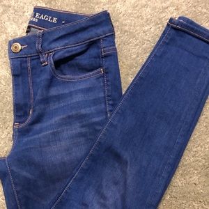 American Eagle hi rise jeggings size 2 short